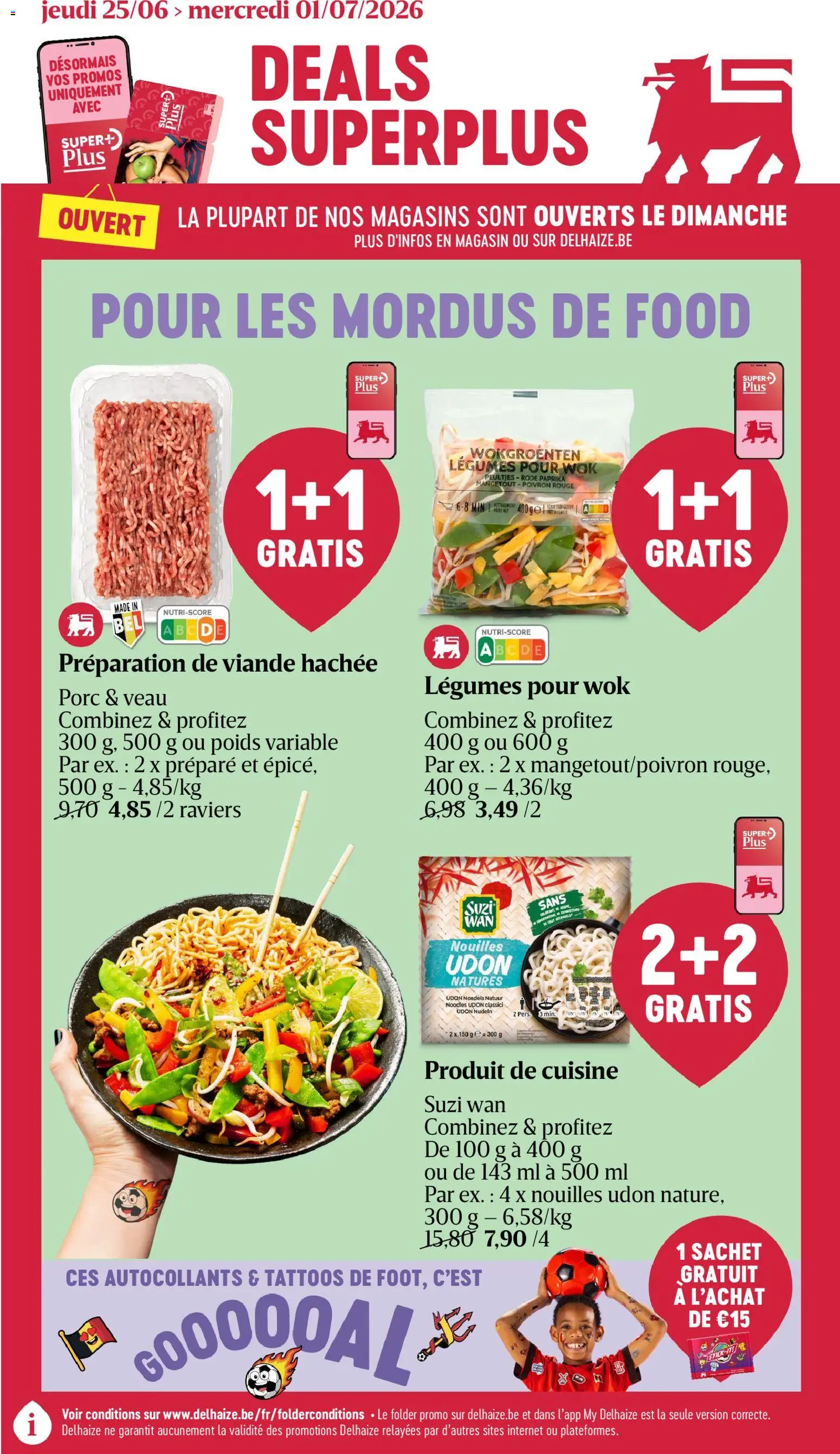 Voorbeeld van Delhaize Folder de la semaine 26 van winkel Delhaize geldig vanaf 25/06/2026