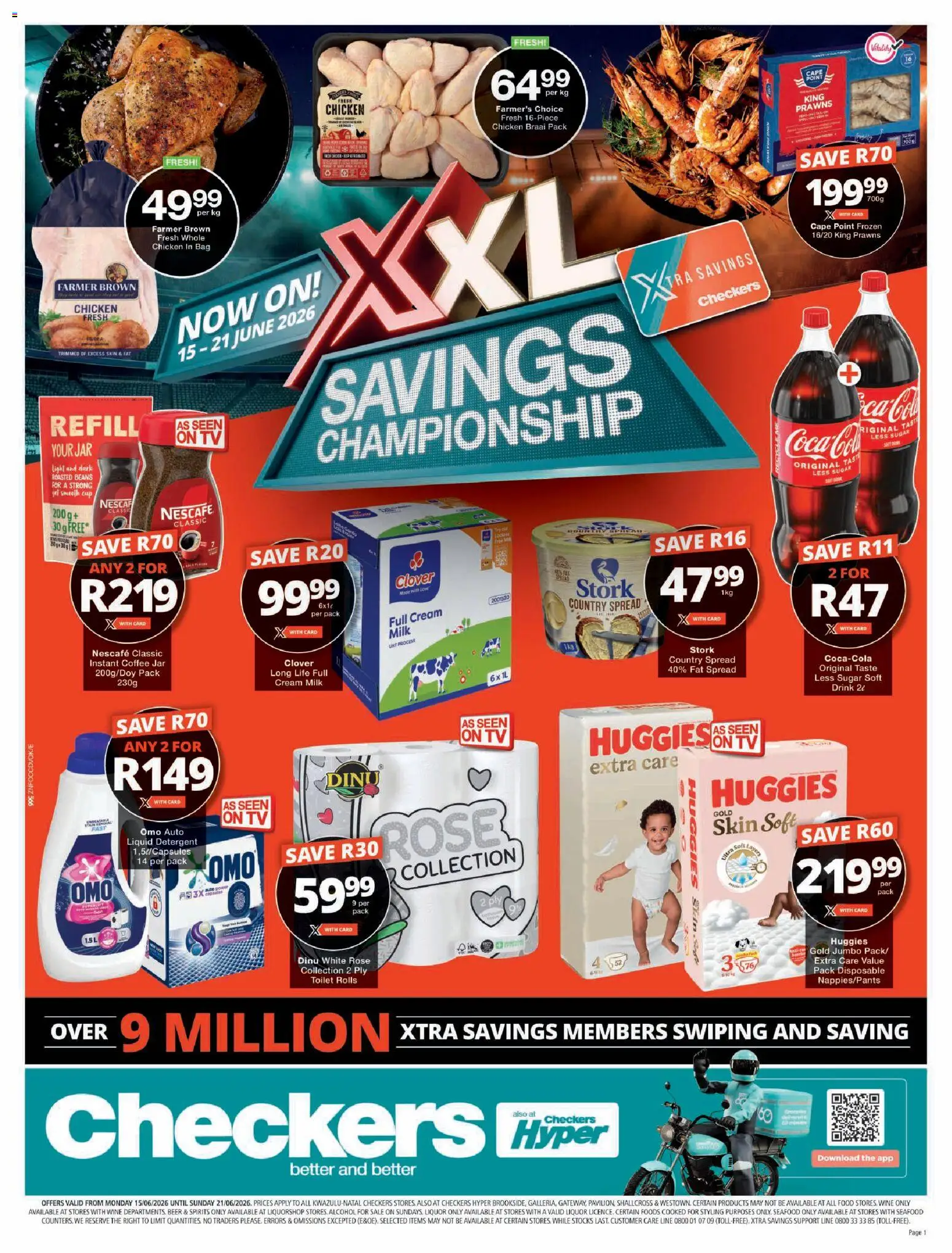 Preview of Checkers flyer valid from 15/06/2026