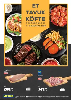 Metro Metro - Et Tavuk Köfte 05.08.2026 - Broşürünün önizlemesi