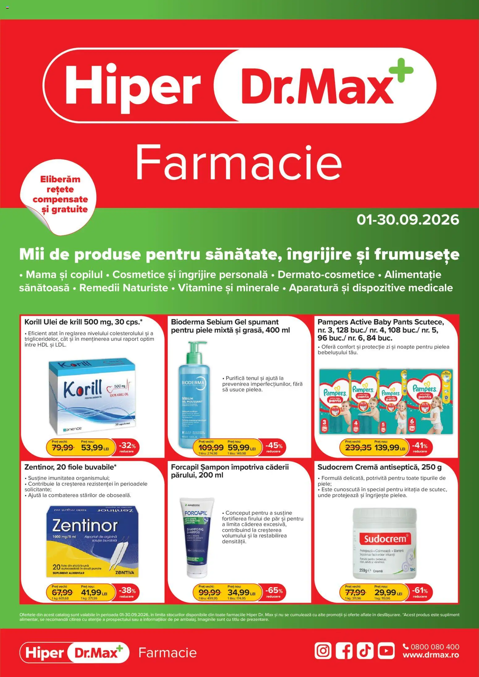 Previzualizarea de cataloage: Dr.Max Dr.Max Catalog Hiper-farmacii valabil de la 01.09.2026