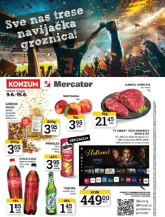 Pregled letka Mercator katalog trgovine Mercator vrijedi od 09.06.2026