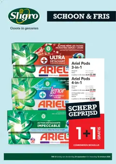Voorbeeld van Sligro folder - schoon and fris van winkel Sligro geldig vanaf 24-09-2026