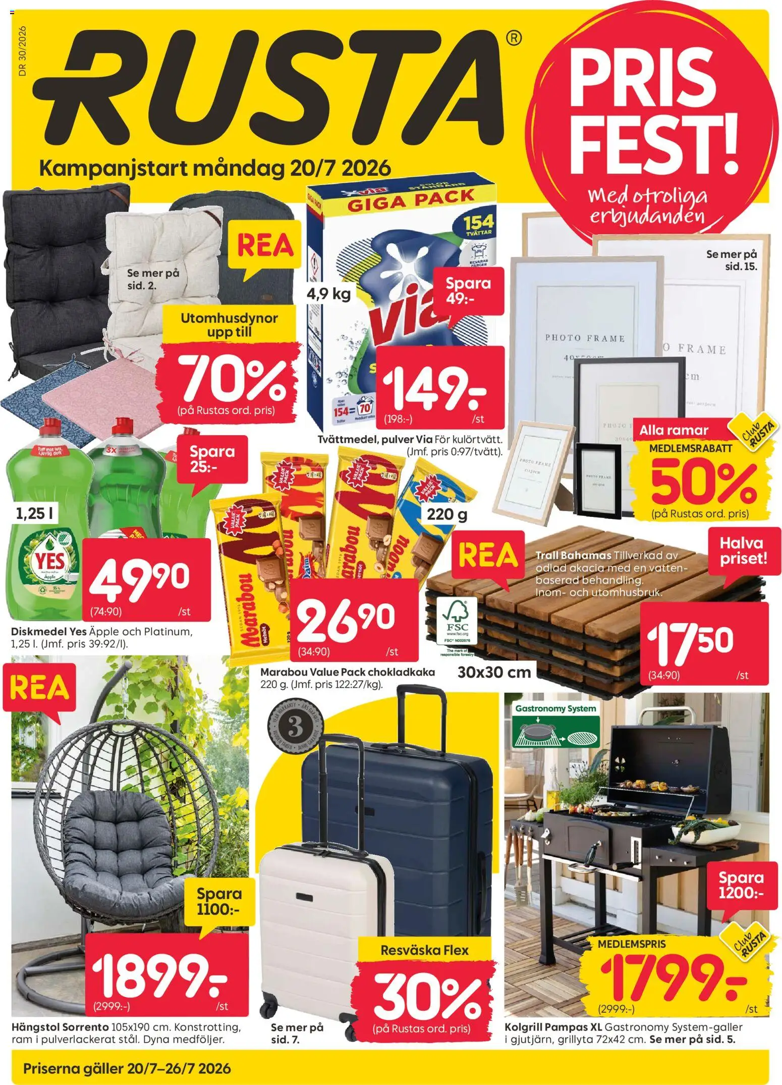 Förhandsgranska reklamblad Rusta erbjudanden från butik Rusta gäller från 20/07/2026