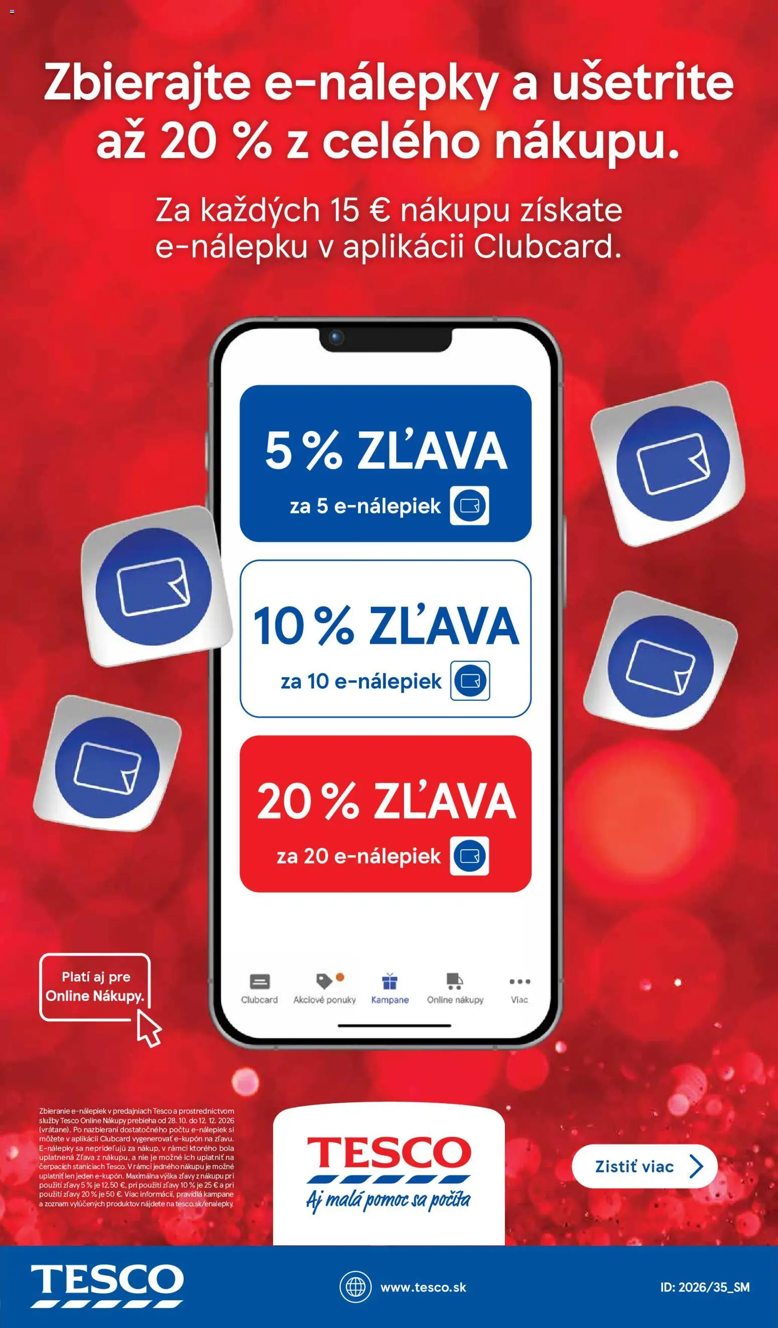 Náhľad Tesco letáku platného od 28.10.2026