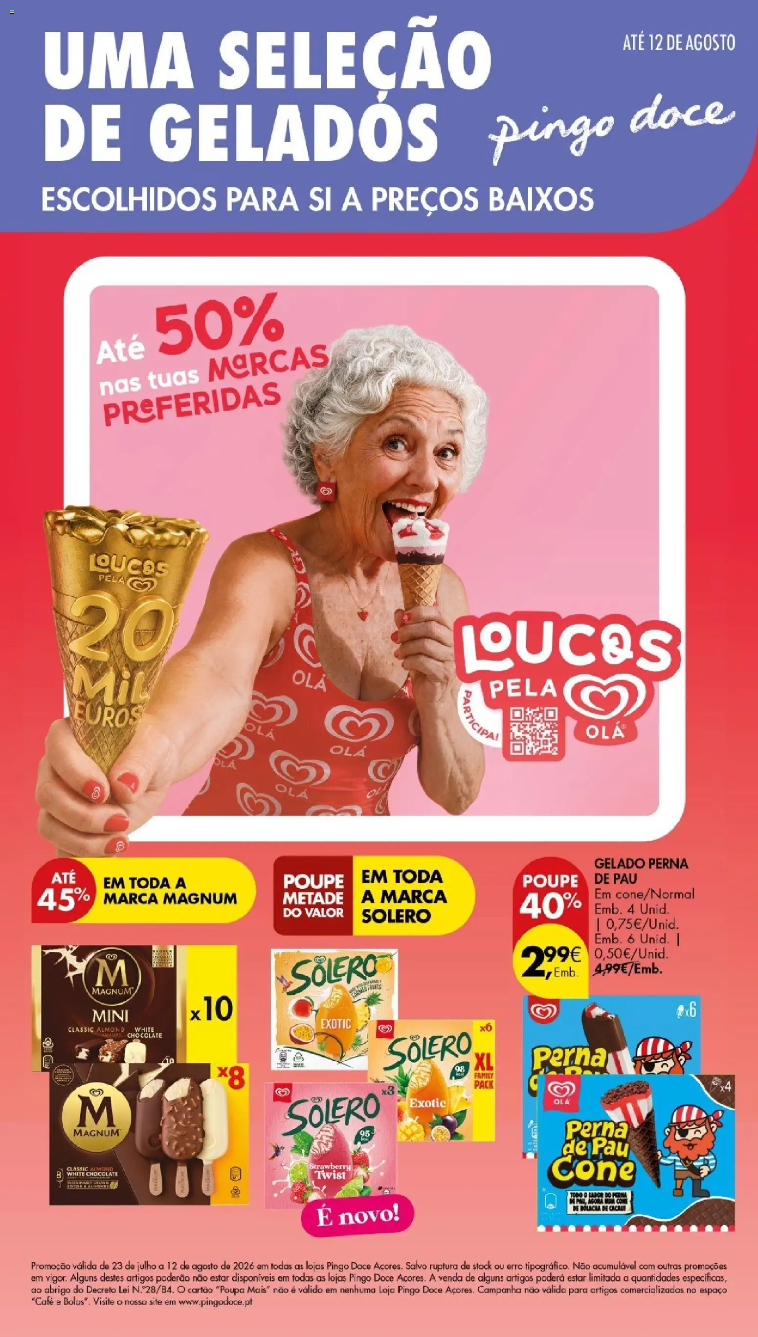 Pré-visualização do folheto da loja Pingo Doce válida a partir de 23/07/2026 - Café, Cacau, Chocolate, Gelado, Solero exotic