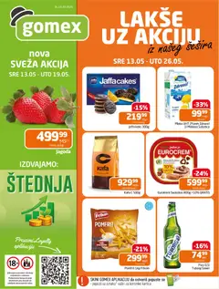 Pregled Gomex kataloga - važi od 13.05.2026