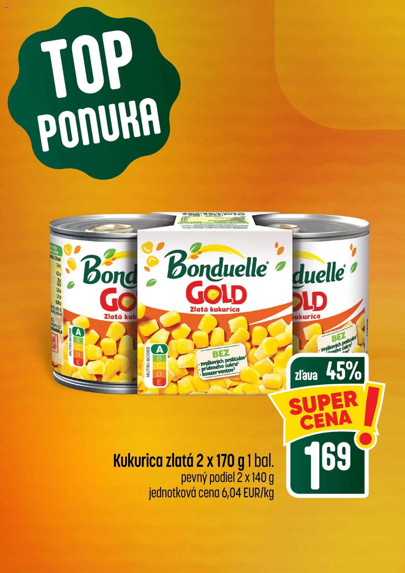 Náhľad COOP Jednota letáku platného od 08.10.2026 - Kukurica