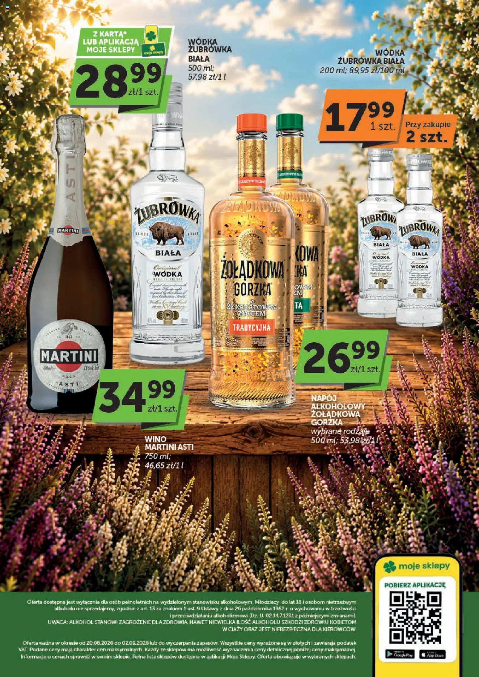 Pogląd gazetki "Groszek gazetka - Oferta alkoholowa" ze sklepu Groszek ważnej od 20.08.2026