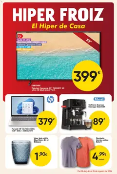 Vista previa del folleto de la tienda Froiz válido desde el 28/07/2026 