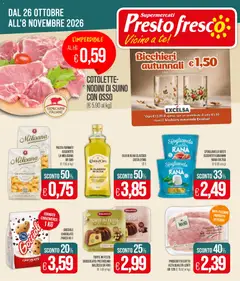 Anteprima dell'opuscolo Presto Fresco volantino dal negozio Presto Fresco valido da 26/10/2026