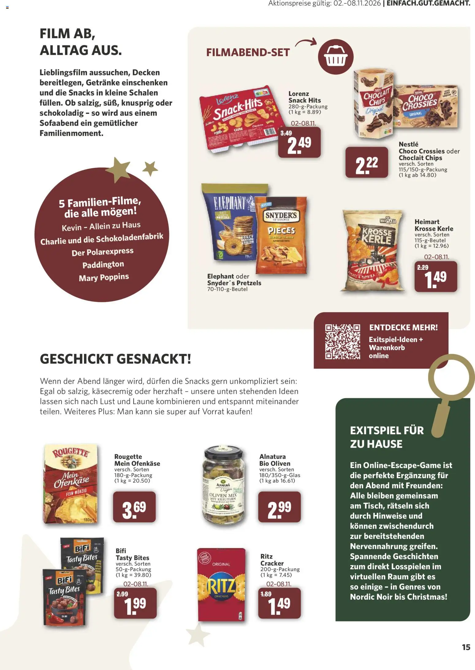 Vorschau von dem Prospekt des Geschäftes Combi, gültig ab dem 31.10.2026 - Chips, Bifi
