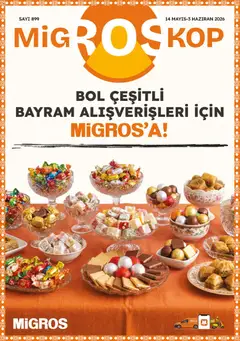 Migros Migros Katalog - Migroskop 14.05.2026 - Broşürünün önizlemesi