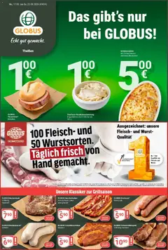 Vorschau von dem Prospekt des Geschäftes Globus, gültig ab dem 17.08.2026