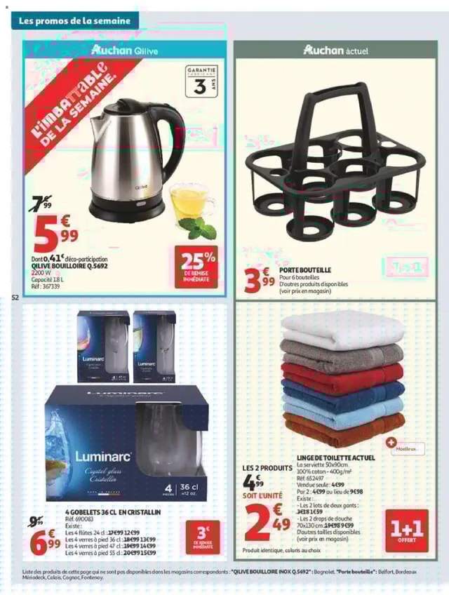 Nouveau catalogue Auchan à partir du 29/09