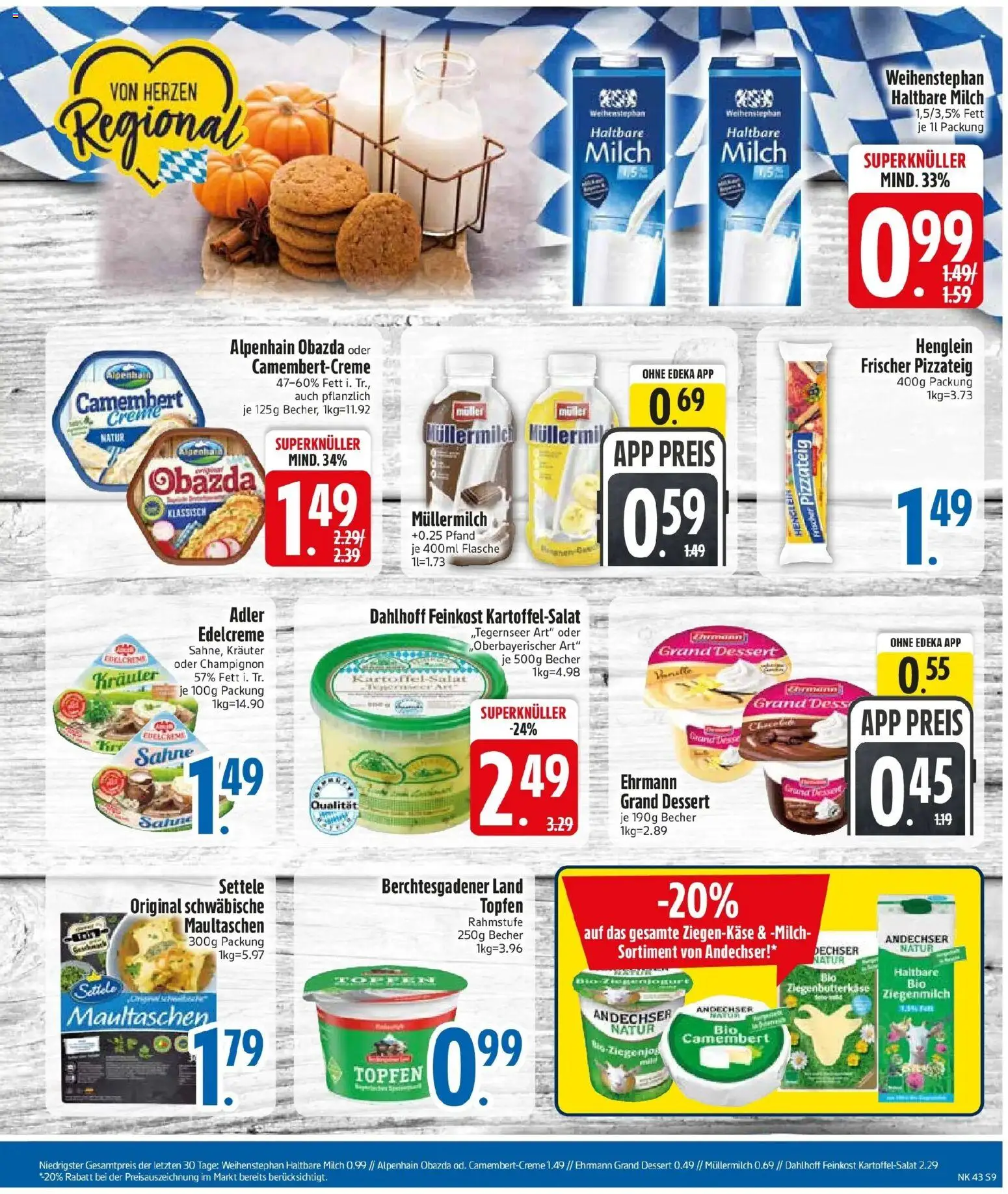 Vorschau von dem Prospekt des Geschäftes Edeka, gültig ab dem 19.10.2026