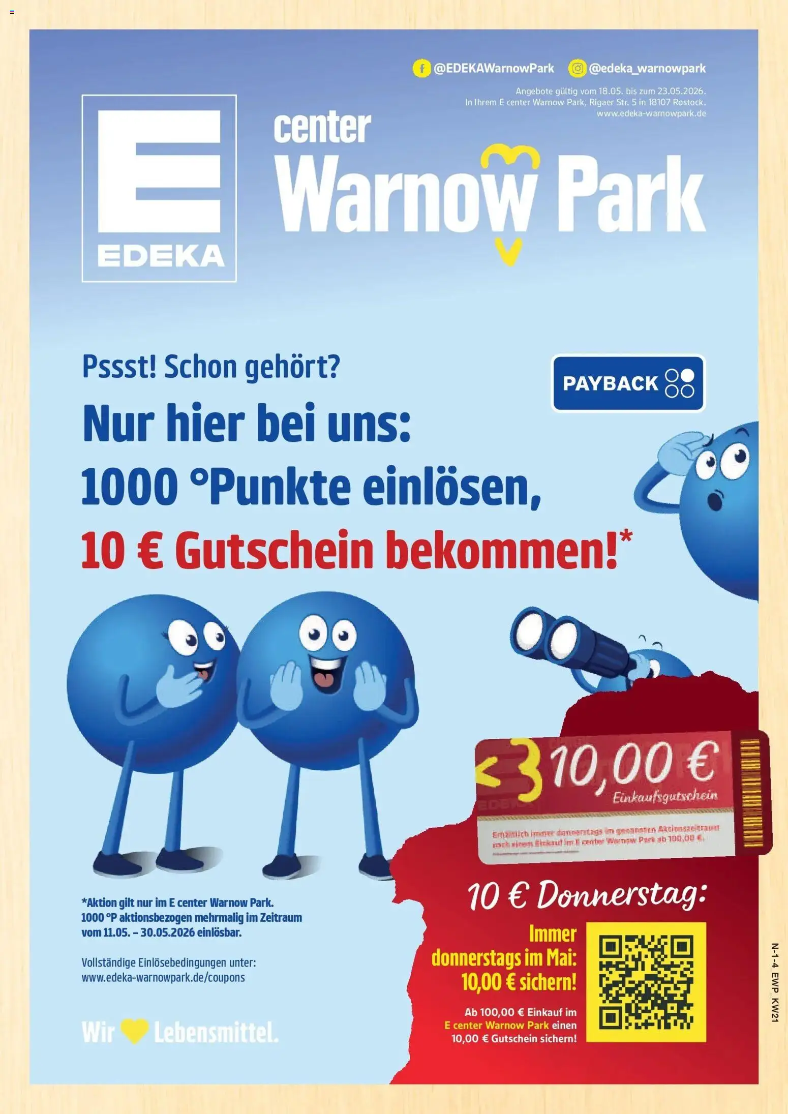 Vorschau von dem Prospekt des Geschäftes Edeka, gültig ab dem 17.05.2026
