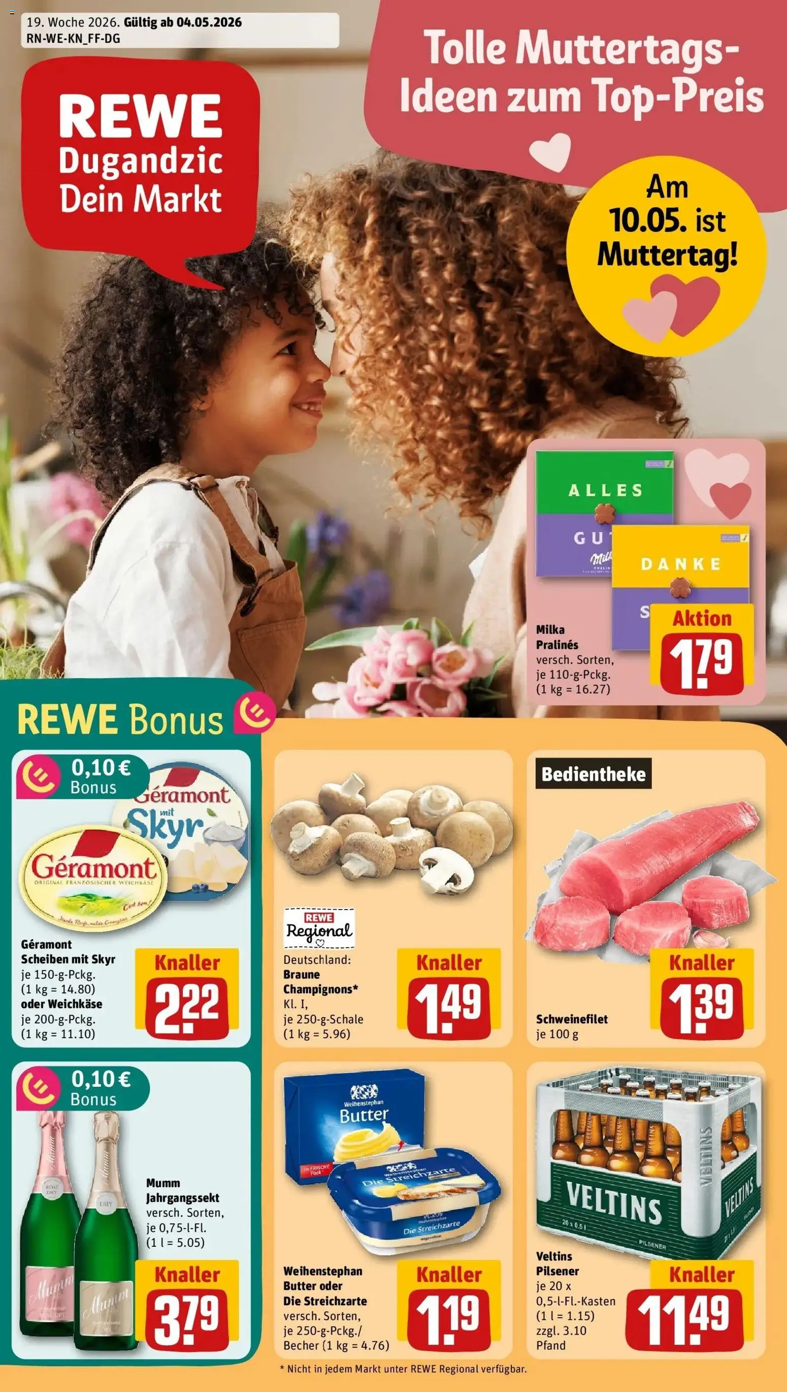 Vorschau von dem Prospekt des Geschäftes Rewe, gültig ab dem 04.05.2026