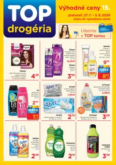Náhľad TOP Drogéria letáku platného od 27.07.2026