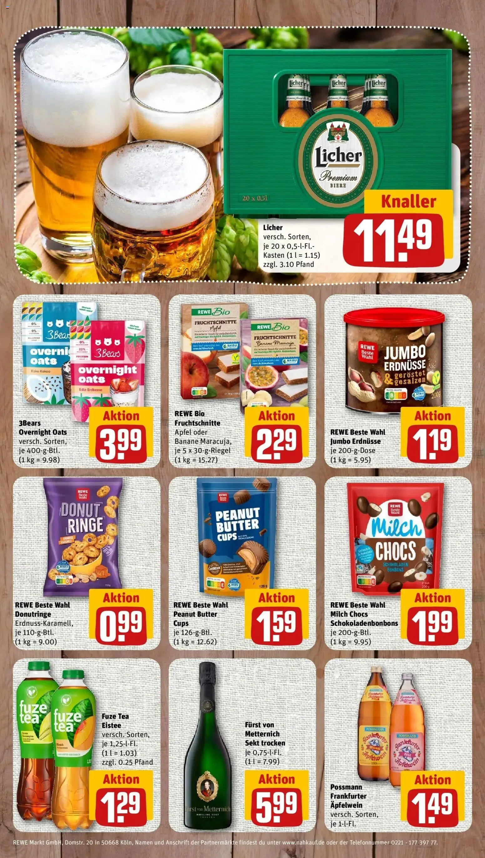 Vorschau von dem Prospekt des Geschäftes Rewe, gültig ab dem 26.10.2026