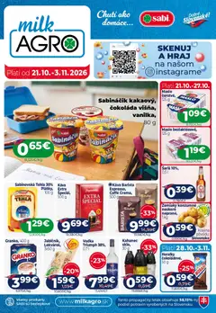 Náhľad Milk Agro letáku platného od 21.10.2026