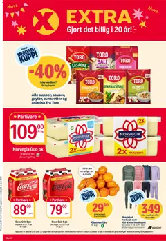 Forhåndsvis Coop Extra kundeavis fra butikk Coop Extra gyldig fra 17/08/2026