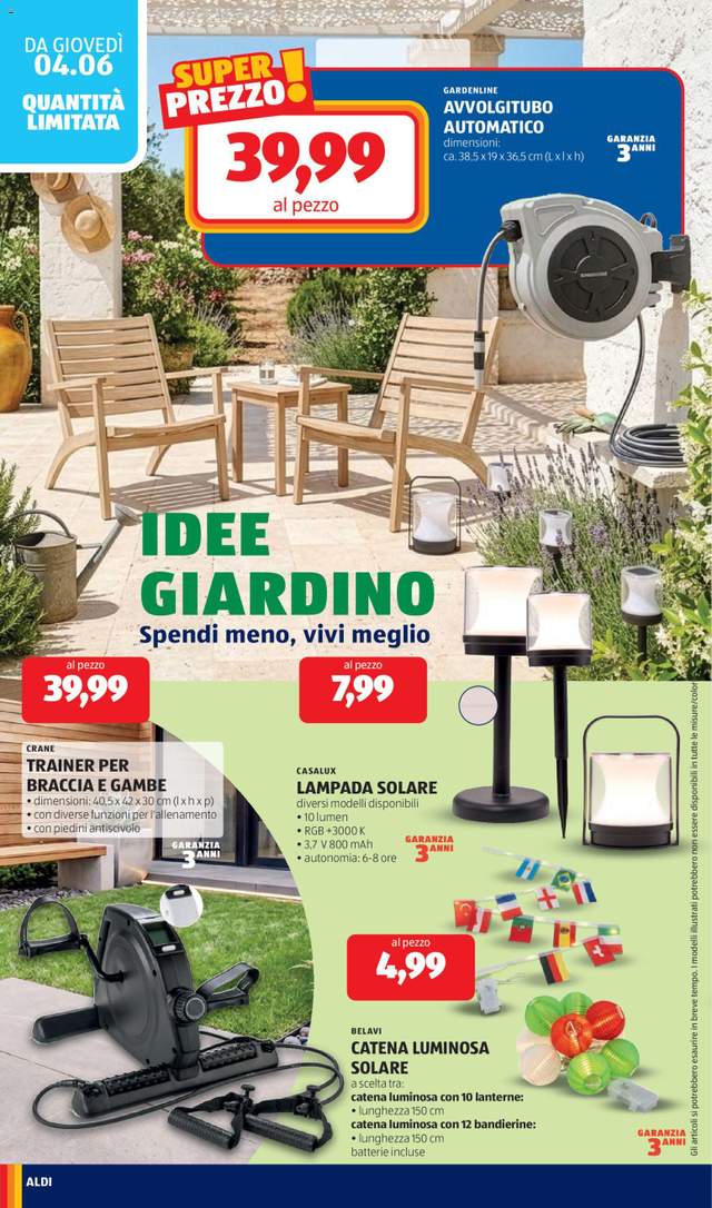 Nuovo volantino Aldi dal 01/06