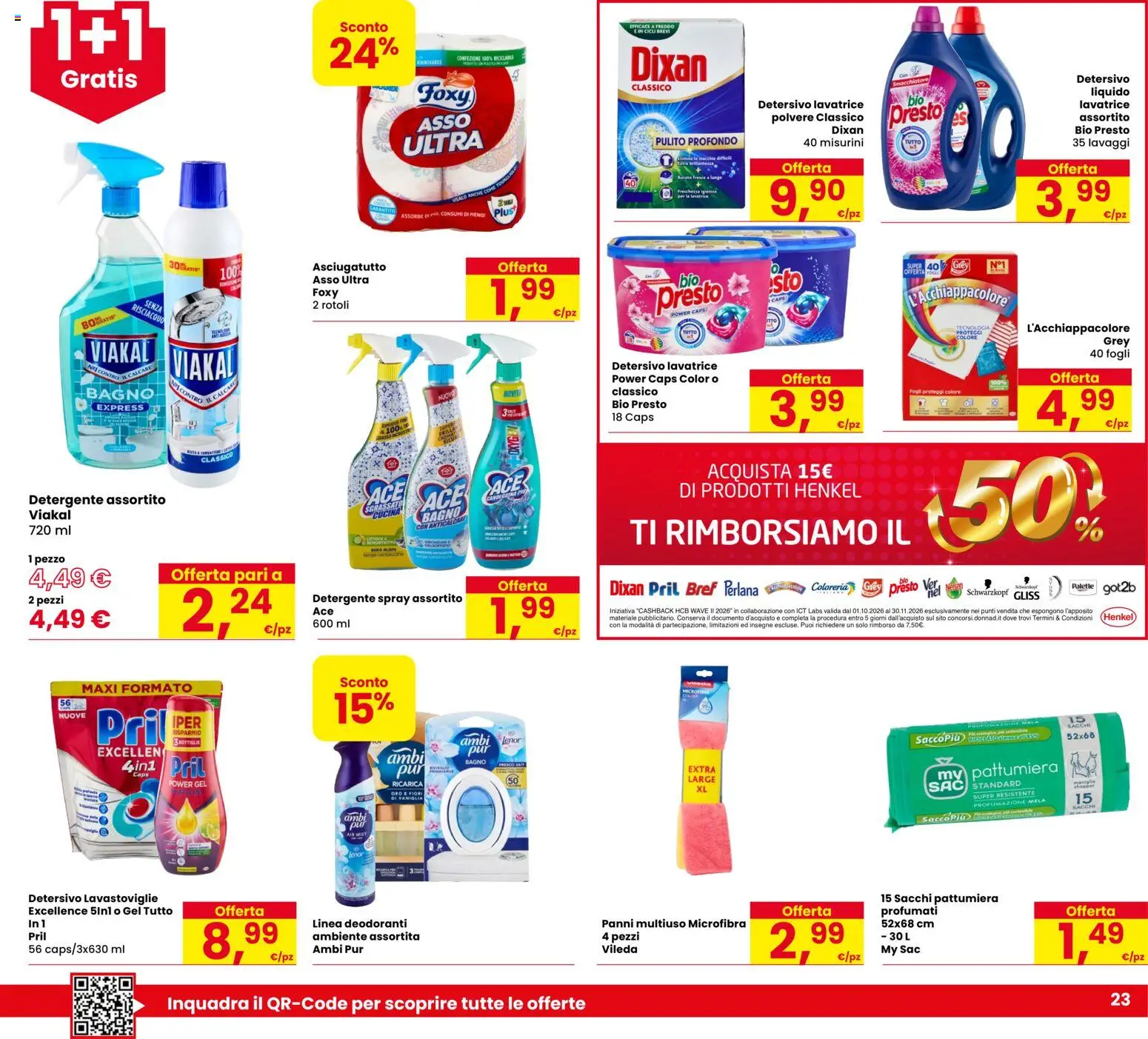 Anteprima dell'opuscolo Eurospar volantino Calalzo dal negozio Eurospar valido da 29/10/2026 - Fiori, Lavatrice, Bagno, Lavastoviglie, Vaniglia, Detergente, Pattumiera, Anticalcare