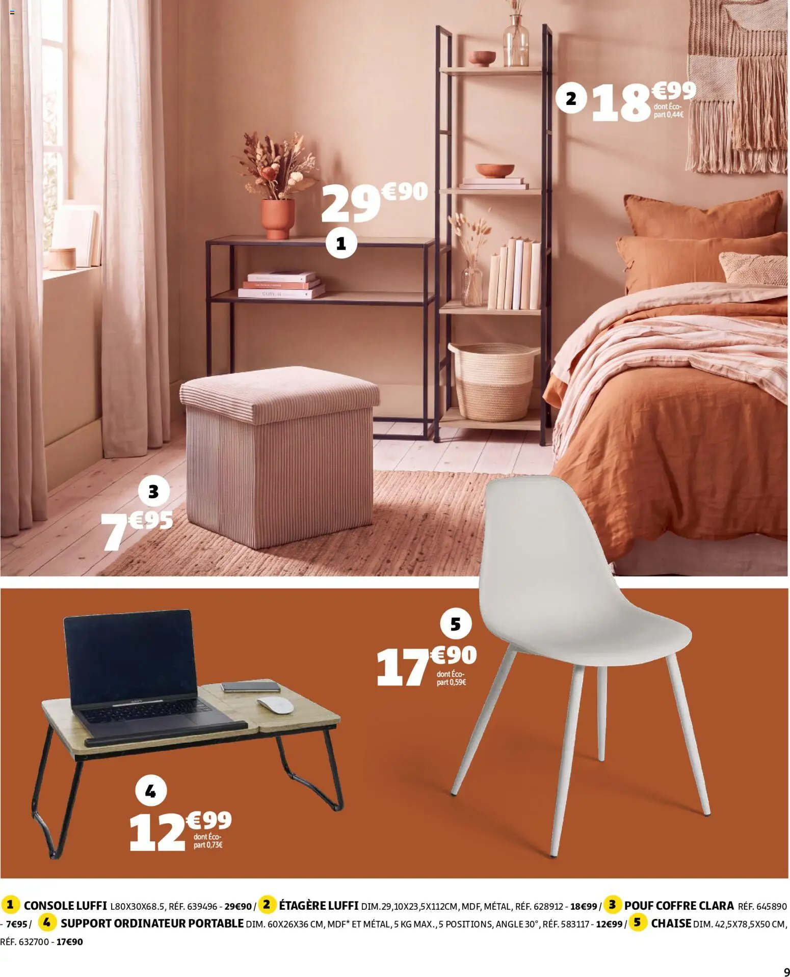 Prévisualisation de GiFi catalogue du magasin GiFi formulaire valide 01/09/2026 - Ordinateur portable, Chaise, Ordinateur, Pouf, Étagère, Portable, Pouf coffre