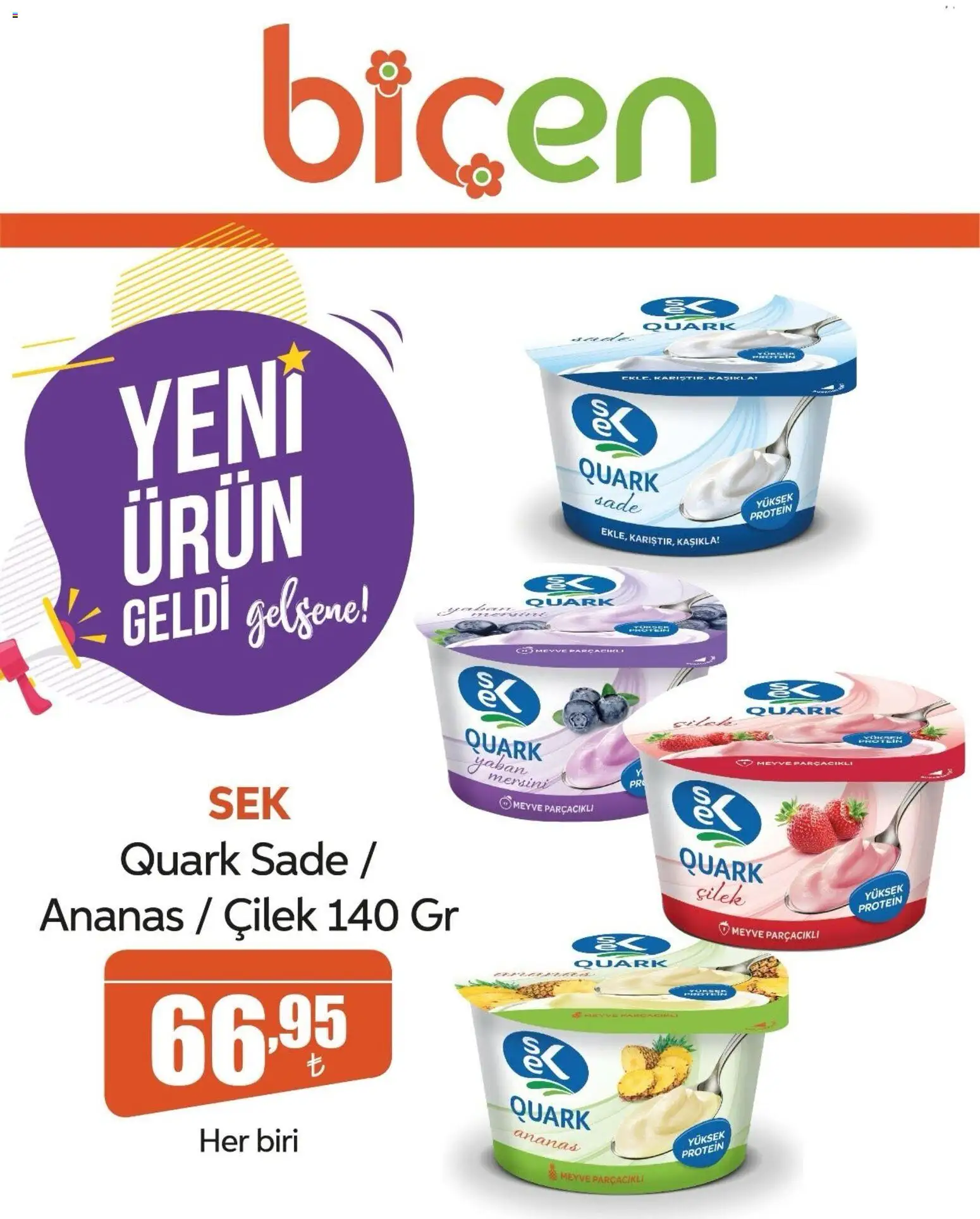 Biçen Market Biçen Market - Yeni ürün geldi 24.07.2026 - Broşürünün önizlemesi