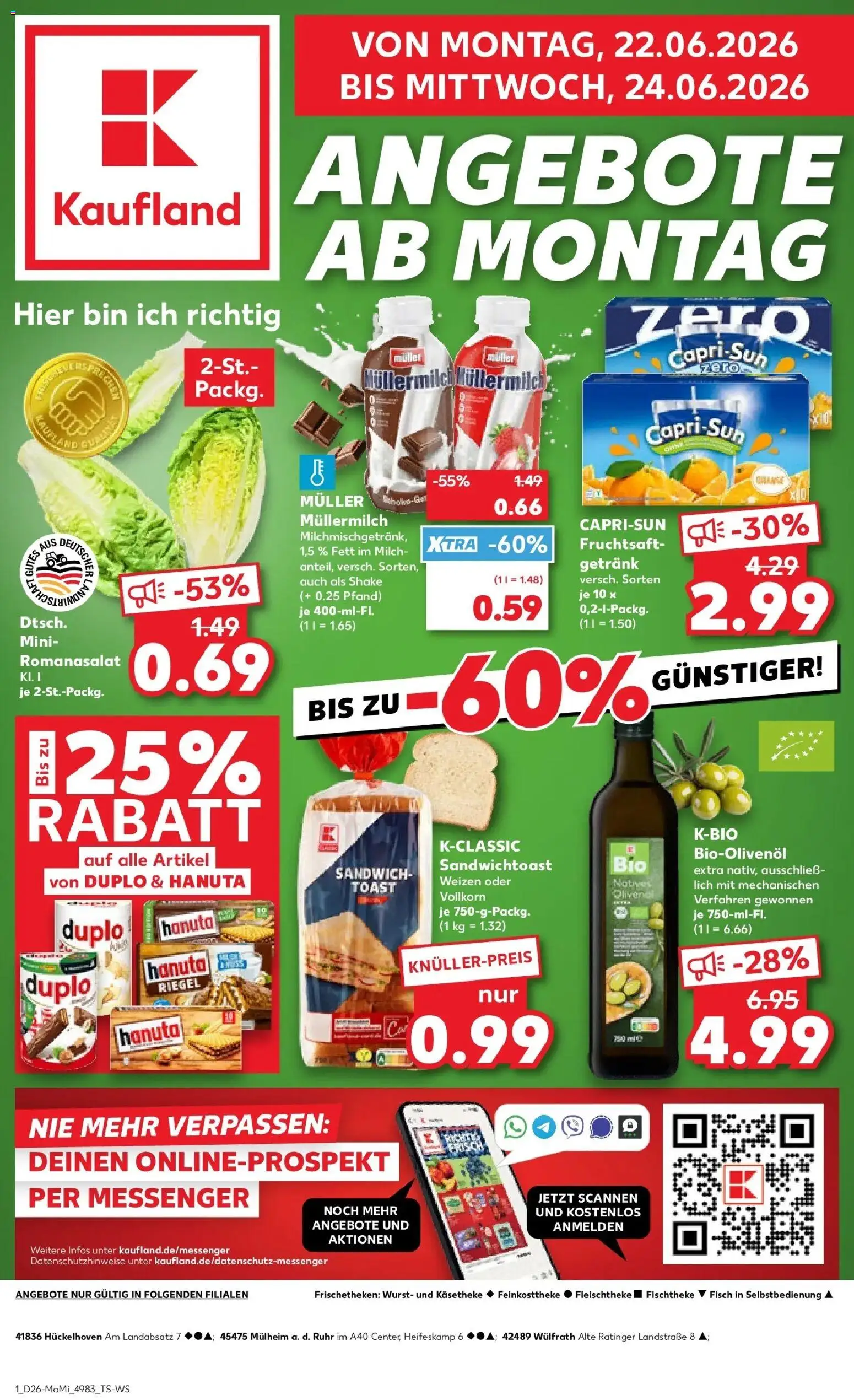 Vorschau von dem Prospekt des Geschäftes Kaufland, gültig ab dem 22.06.2026