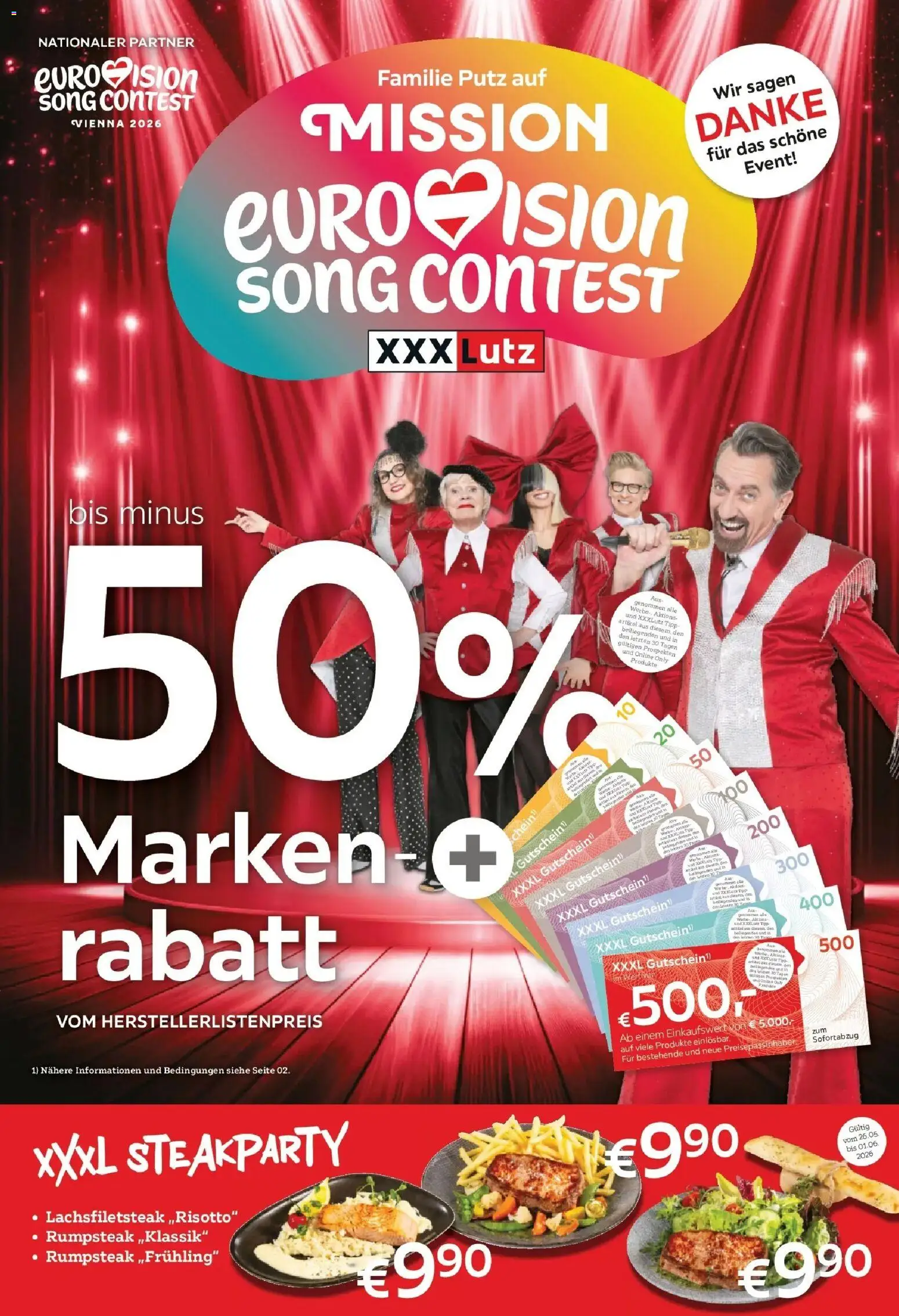 Vorschau der Angebote: XXXLutz XXXLutz - 50% Marken - rabatt gültig ab 26.05.2026