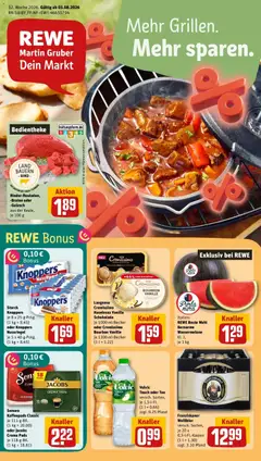 Vorschau von dem Prospekt des Geschäftes Rewe, gültig ab dem 03.08.2026