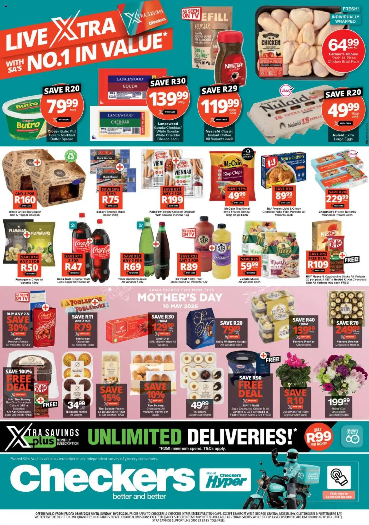 Preview of Checkers flyer valid from 08/05/2026