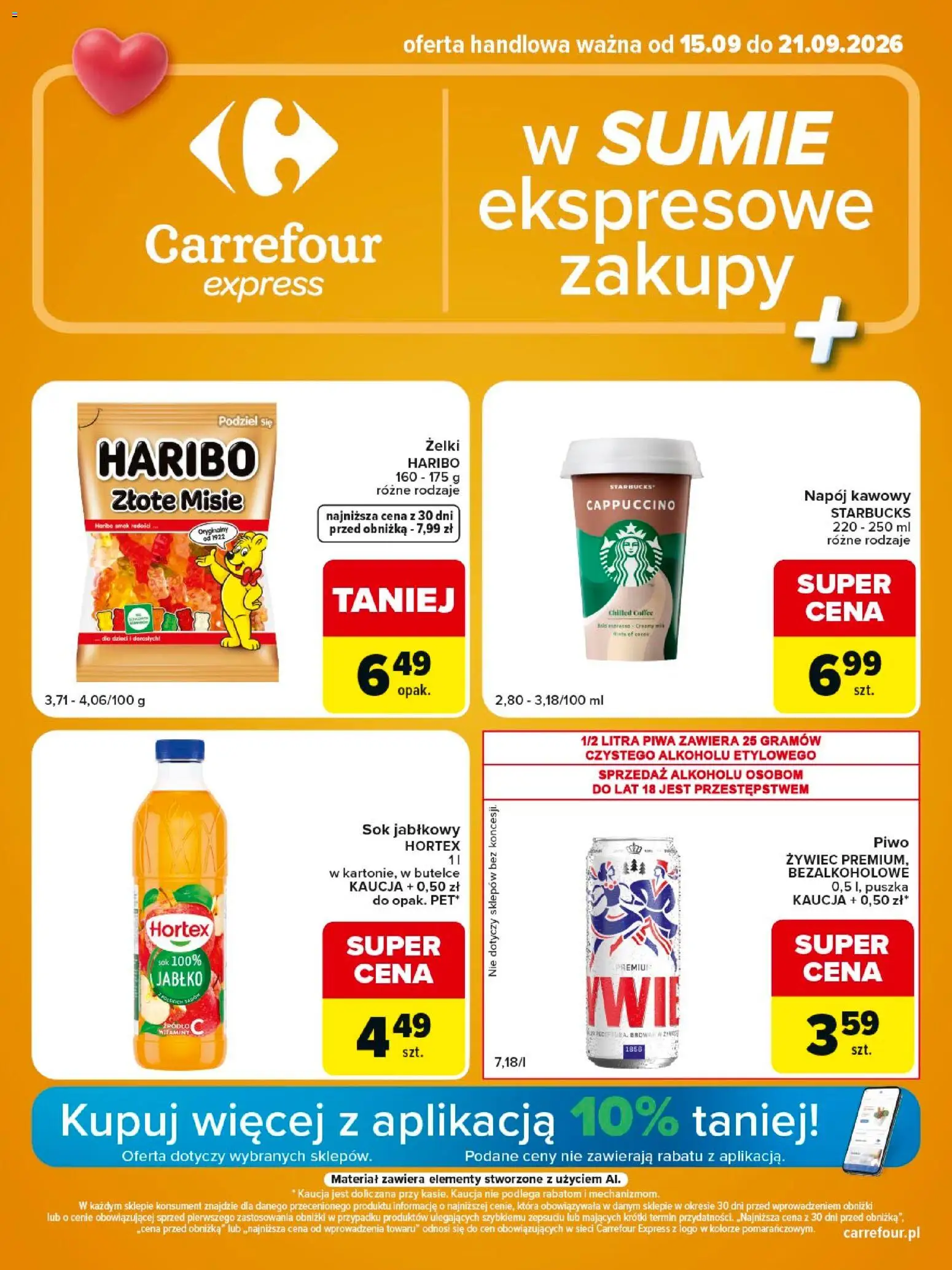 Pogląd gazetki "Carrefour gazetka - Express II" ze sklepu Carrefour ważnej od 15.09.2026