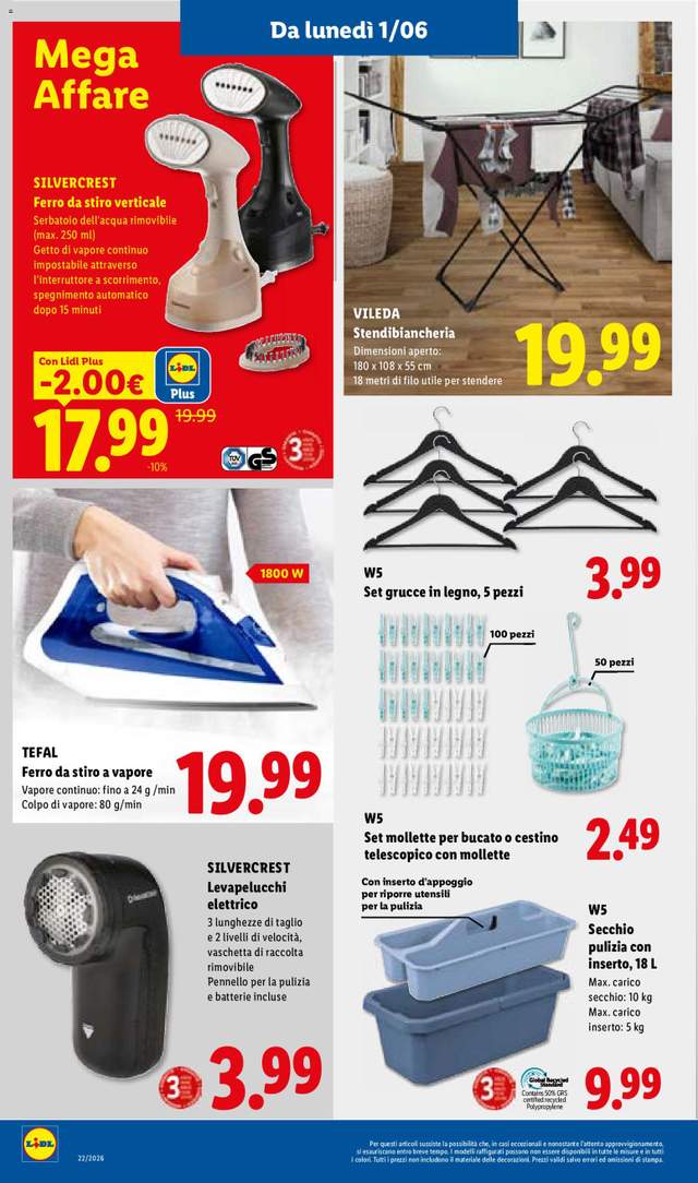 Nuovo volantino Lidl dal 28/05