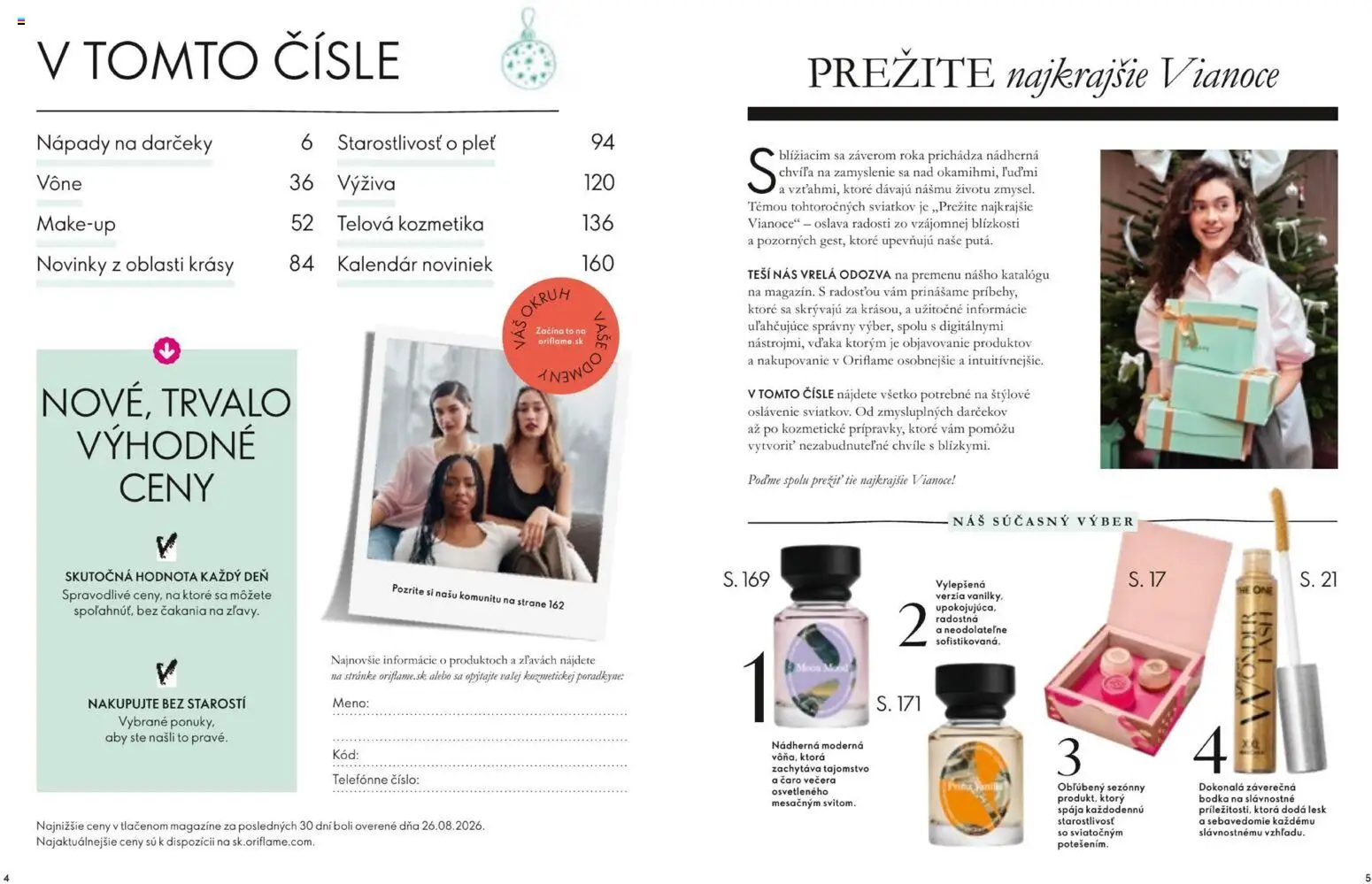 Náhľad Oriflame letáku platného od 11.11.2026 - Caro