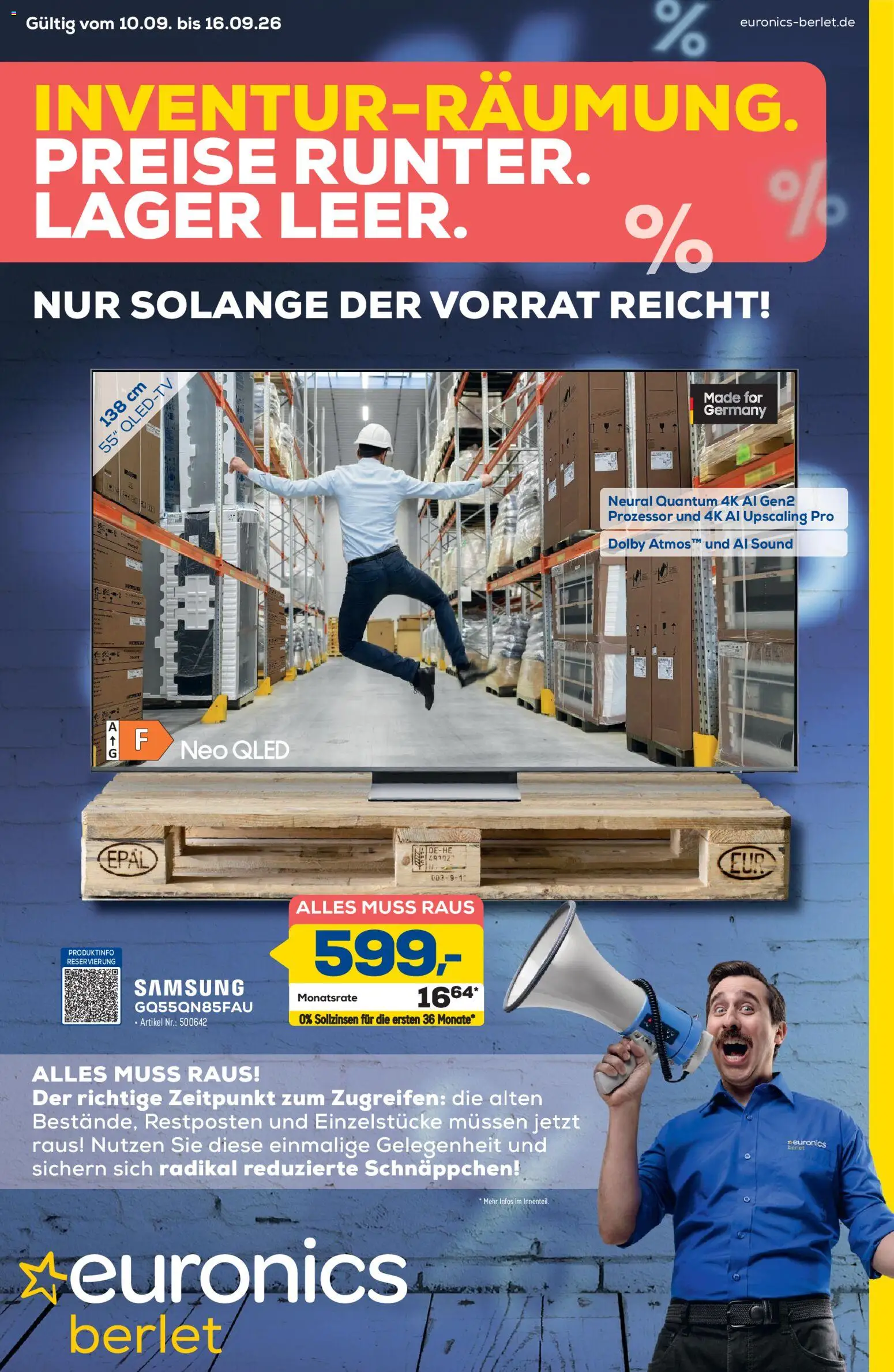 Vorschau von dem Prospekt des Geschäftes Euronics, gültig ab dem 10.09.2026 - Samsung