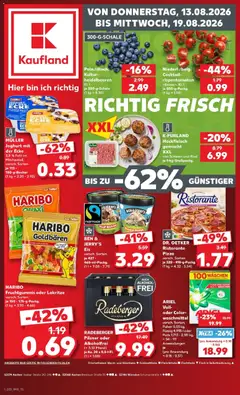Vorschau von dem Prospekt des Geschäftes Kaufland, gültig ab dem 13.08.2026