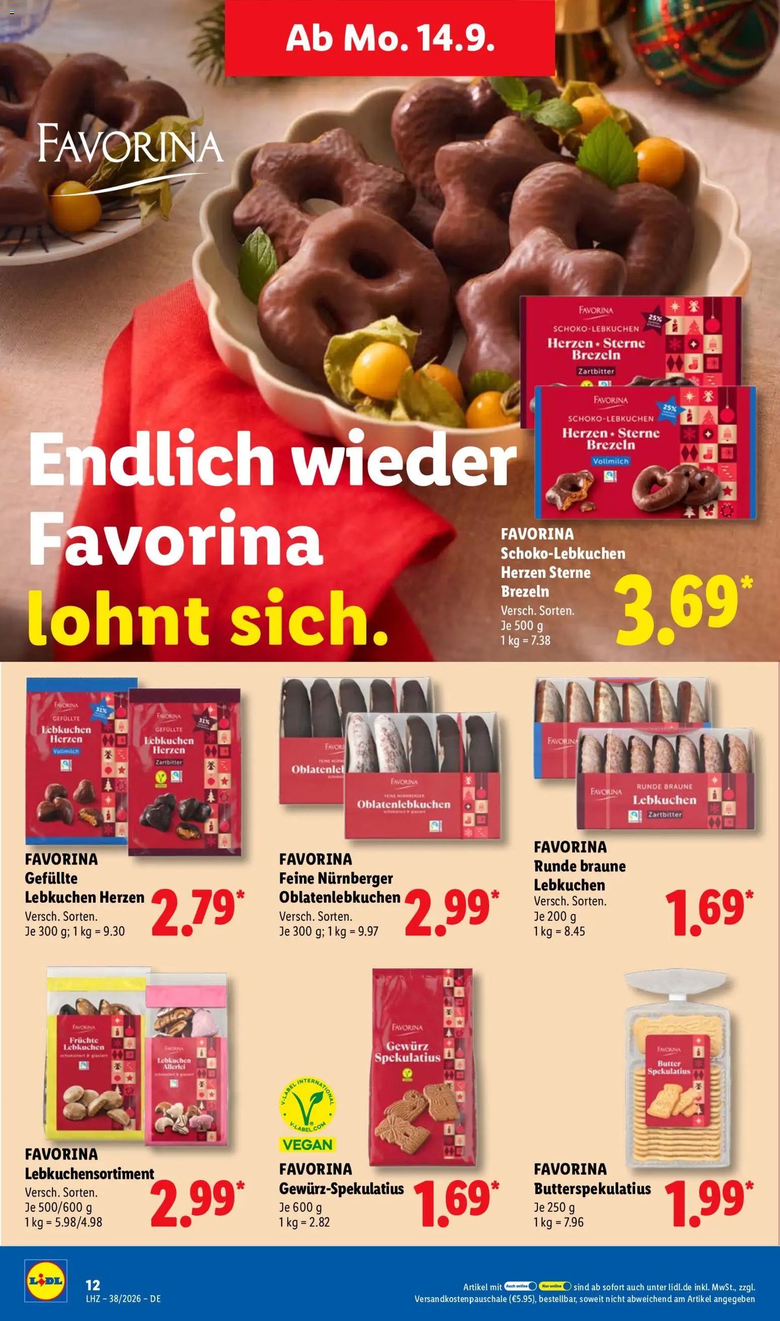 Vorschau von dem Prospekt des Geschäftes Lidl, gültig ab dem 14.09.2026 - Telefon, Matratze, Bad, Topper