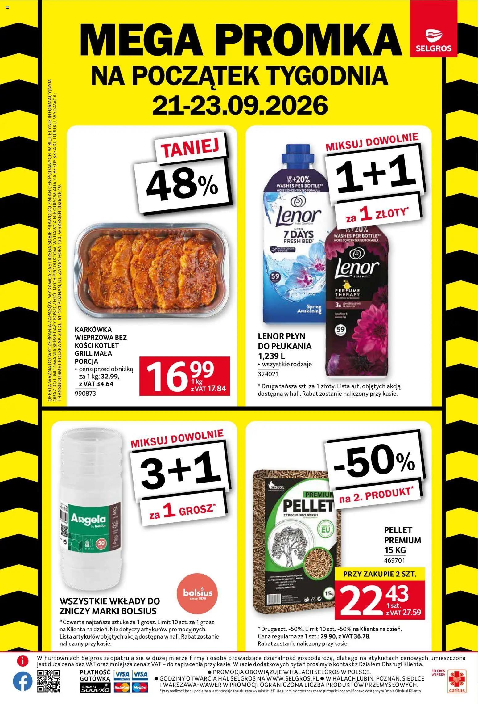 Pogląd gazetki "Selgros cash&carry gazetka - Mega Promka" ze sklepu Selgros cash&carry ważnej od 14.09.2026