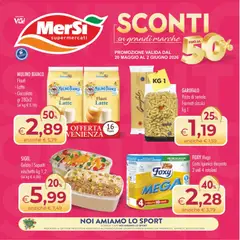 Anteprima dell'opuscolo MerSi Supermercati volantino dal negozio MerSi Supermercati valido da 20/05/2026