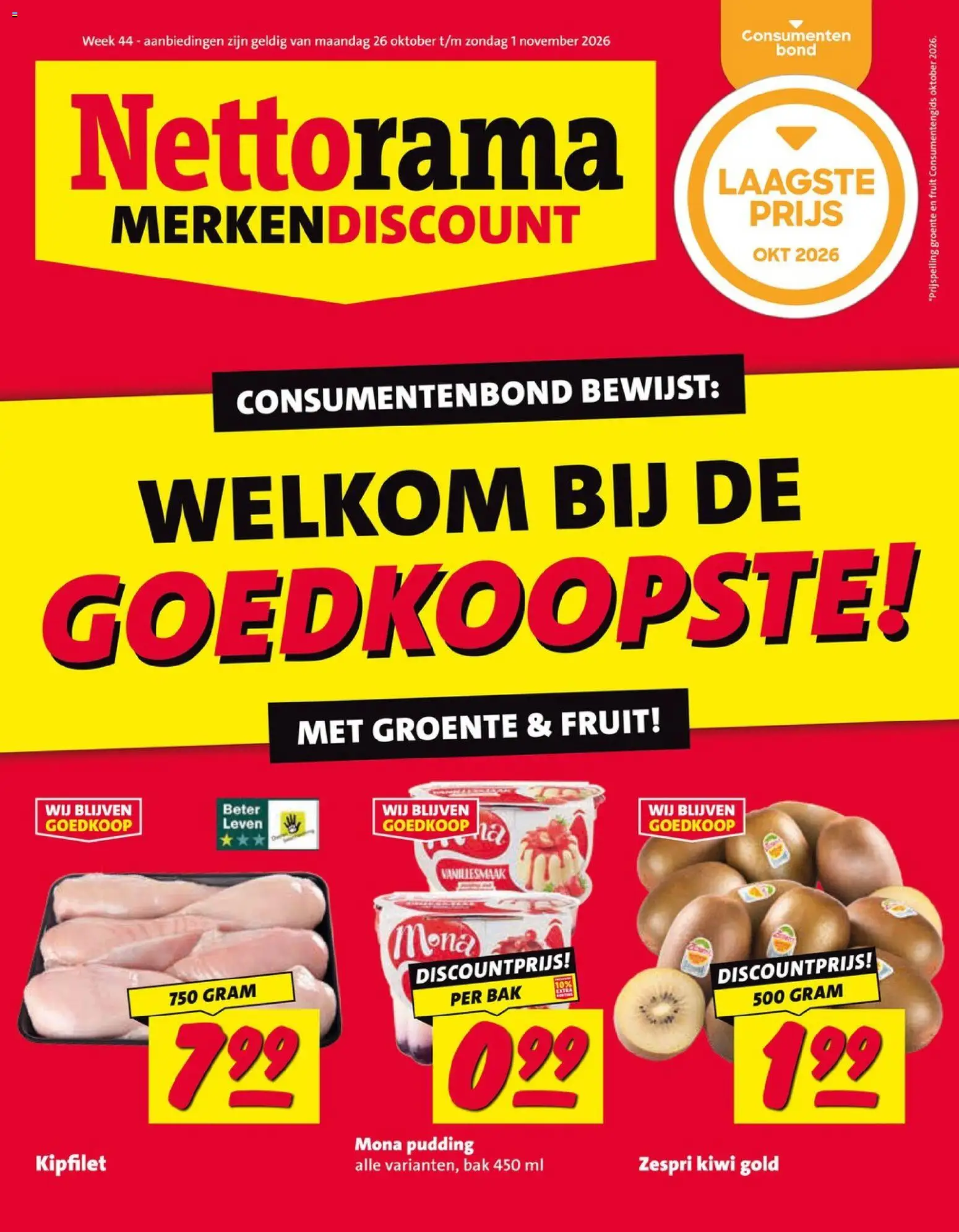 Voorbeeld van Nettorama folder van winkel Nettorama geldig vanaf 26-10-2026