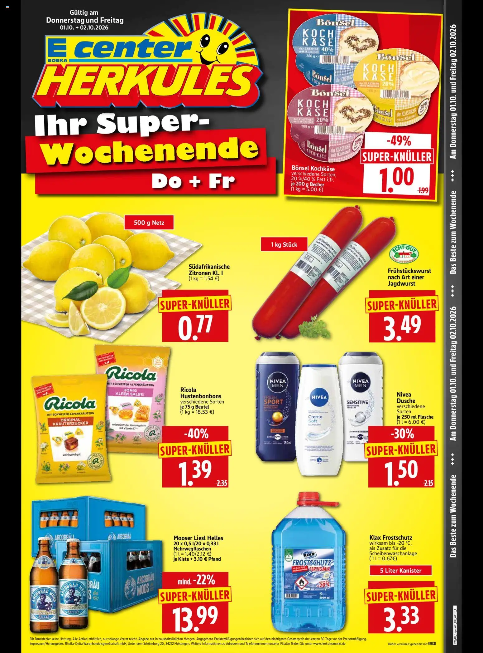 Vorschau von dem Prospekt des Geschäftes HERKULES, gültig ab dem 01.10.2026