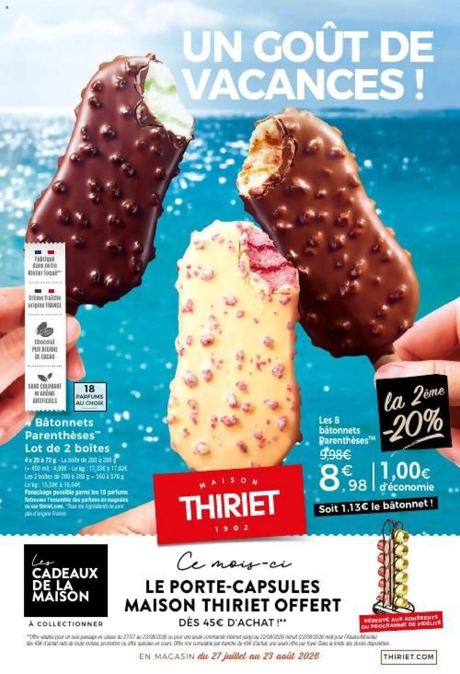Prévisualisation de Thiriet catalogue du magasin Thiriet formulaire valide 27/07/2026