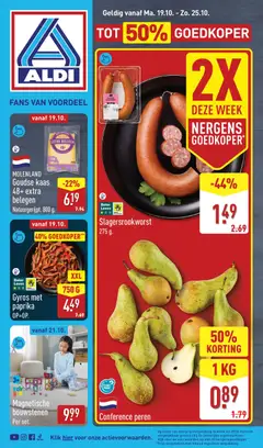 Voorbeeld van Aldi folder van winkel Aldi geldig vanaf 19-10-2026