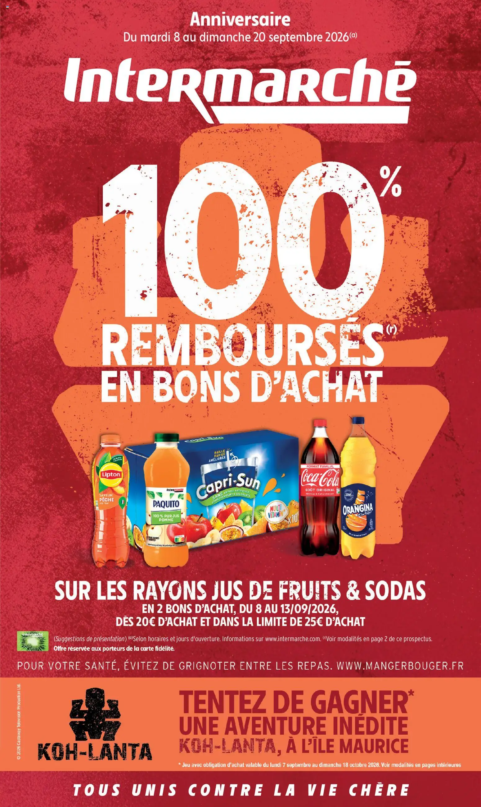 Prévisualisation de Intermarché - C'est notre anniversaire du magasin Intermarché formulaire valide 08/09/2026