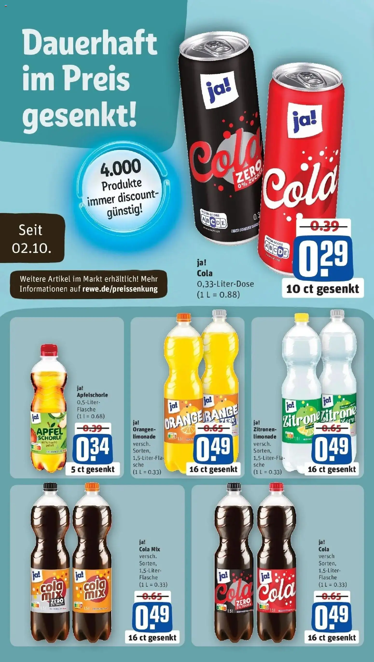Vorschau von dem Prospekt des Geschäftes Rewe, gültig ab dem 05.10.2026