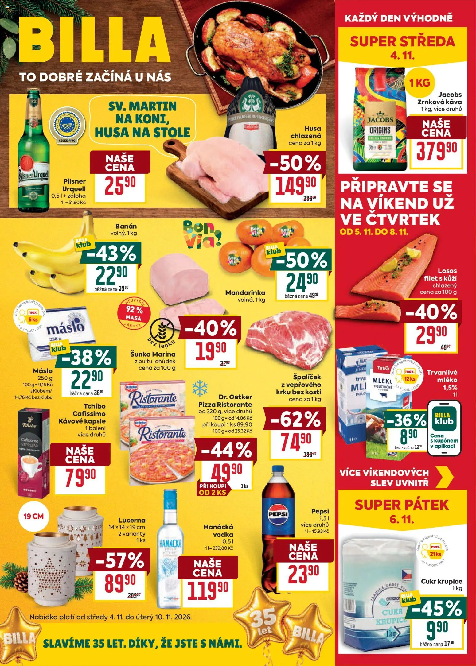 Náhled nabídky: Billa Billa Velký leták platný od 04.11.2026
