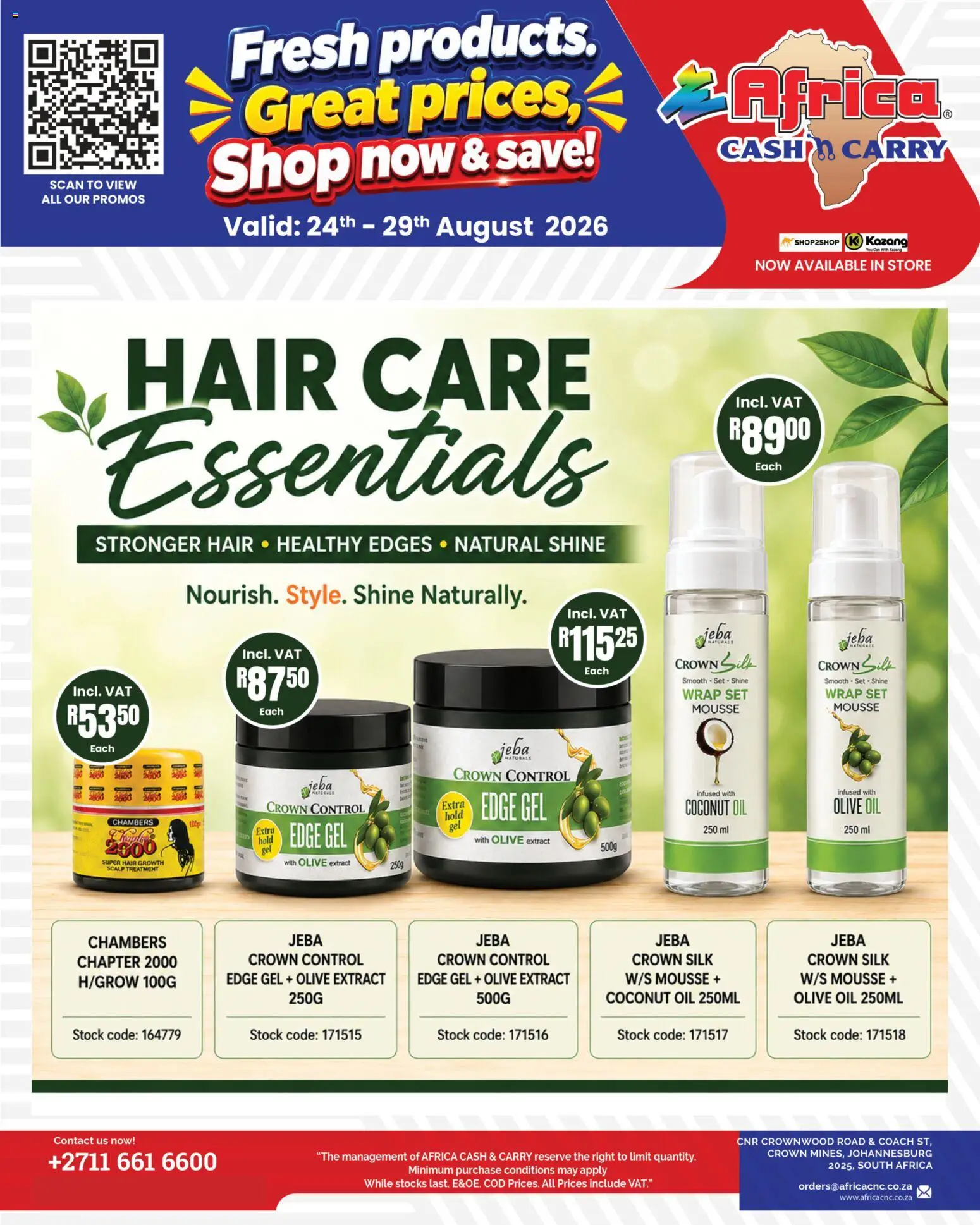 Preview of Africa Cash & Carry flyer valid from 24/08/2026