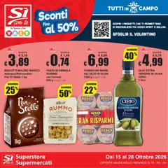 Anteprima dell'opuscolo Sì con Te volantino Superstore, Supermercati dal negozio Sì con Te valido da 15/10/2026